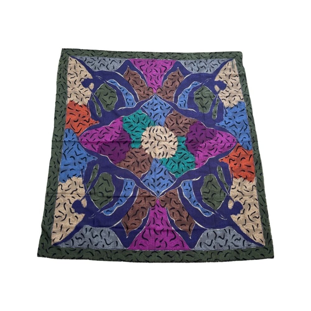 Missoni multicolor abstract print square wrap